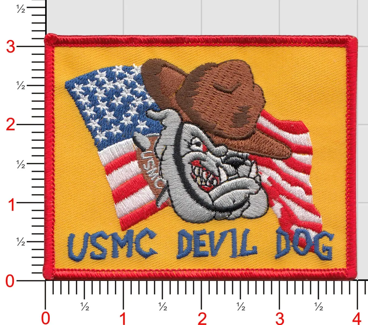 Officially Licensed Usmc Devil Dog Patch 1