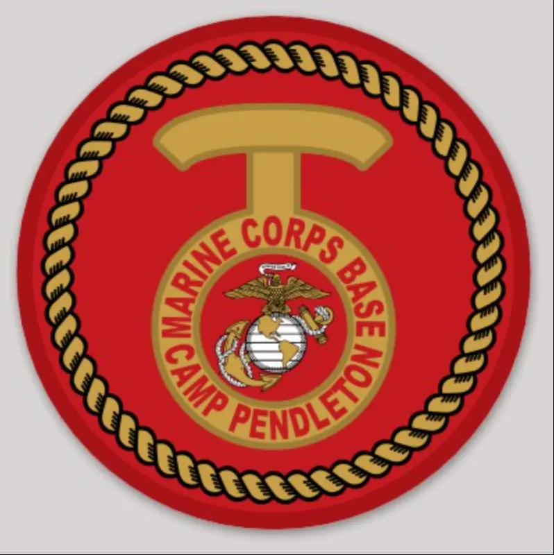 Officially Licensed Usmc Marine Corps Base Camp Pendleton Sticker 1