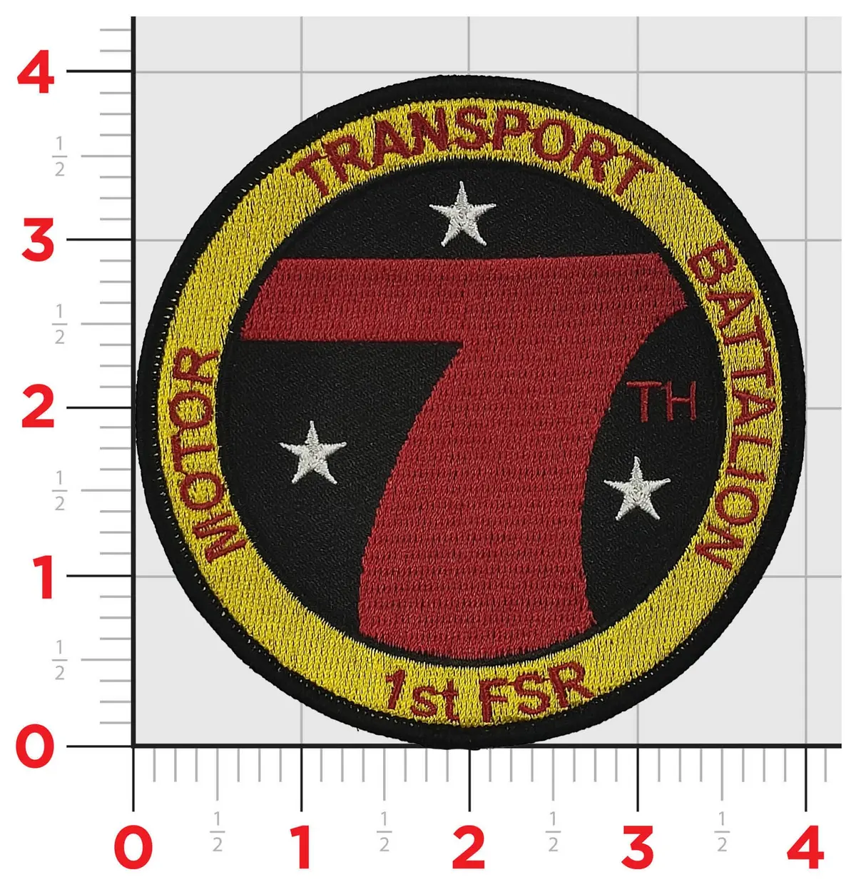 Officially Licensed 7Th Motor Transport Battalion Patch 1