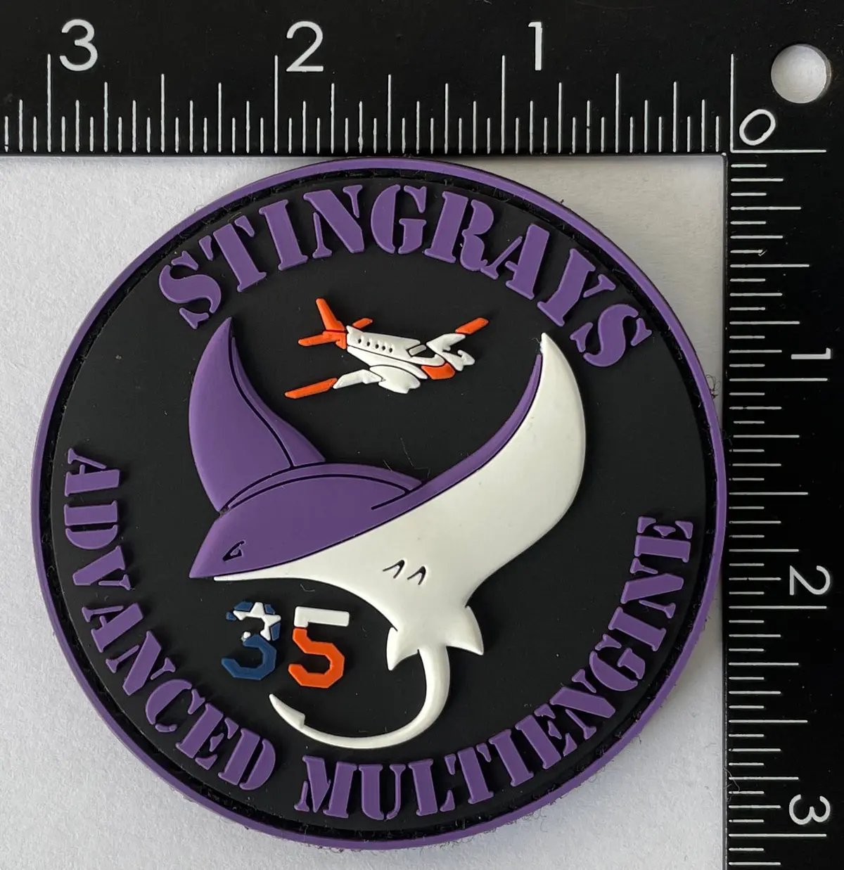 Vt-35 Stingrays Student Pvc Patch 1