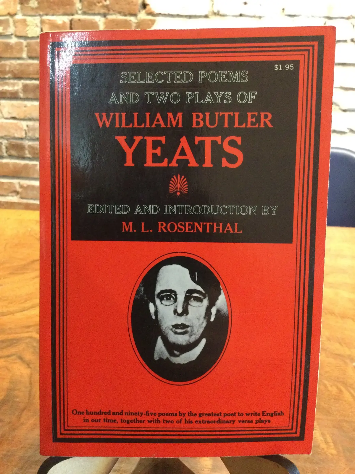 Rosenthal, M.L. (Ed.): Selected Poems & Two Plays Of William Butler Yeats [Used Paperback] 1
