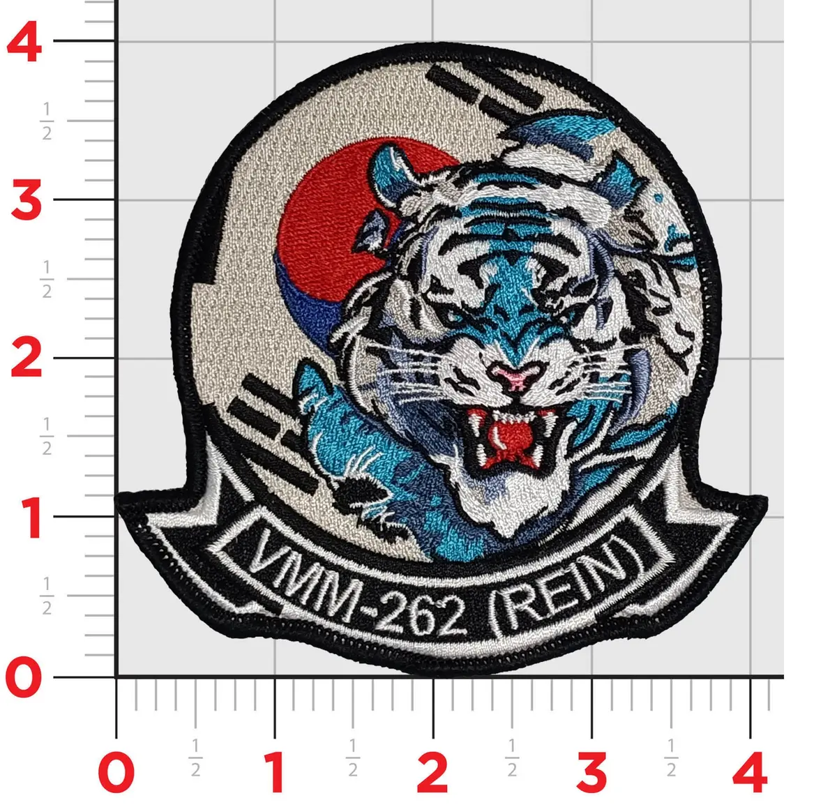 Official Vmm-262 Rein Flying Tigers Korea Patch 1