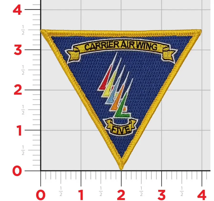 Officially Licensed Carrier Air Wing Cvw-5 Patch 1