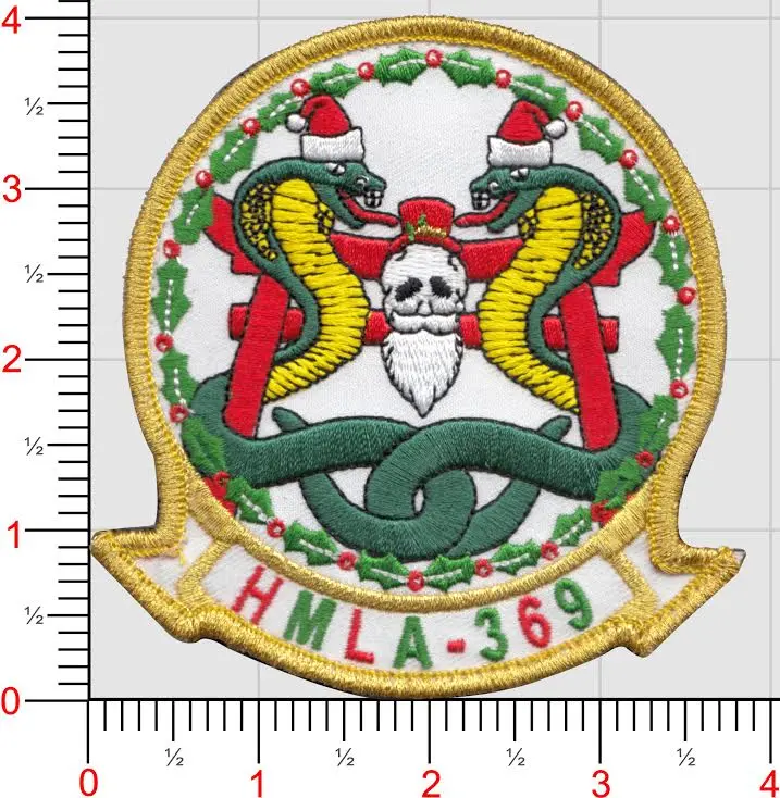 Hmla-369 Gunfighters Christmas Patch 1