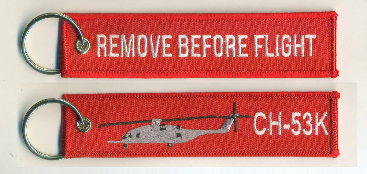 Ch-53K Remove Before Flight Key Ring 1