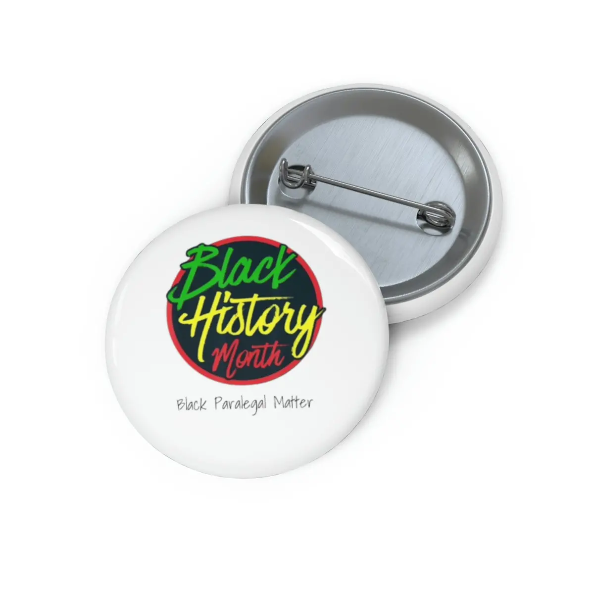 Black Paralegals Matter Pin Buttons 1