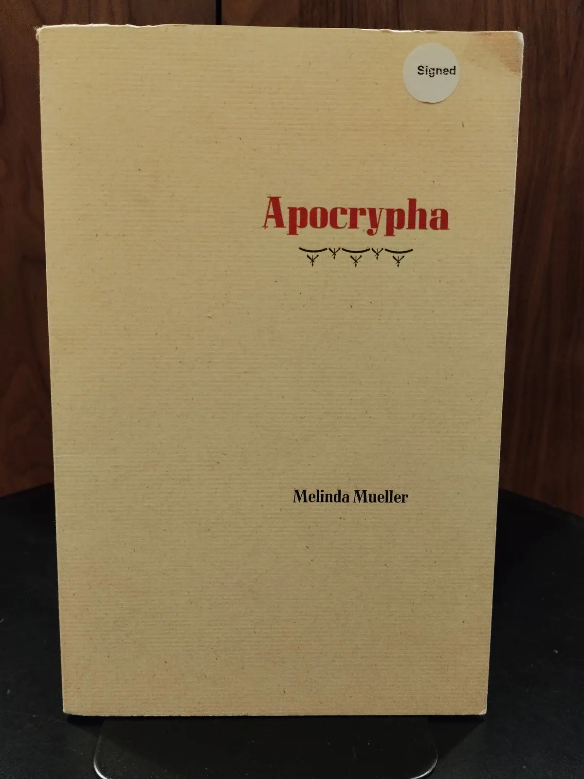 Mueller, Melinda: Apocrypha [Used Chapbook] 1