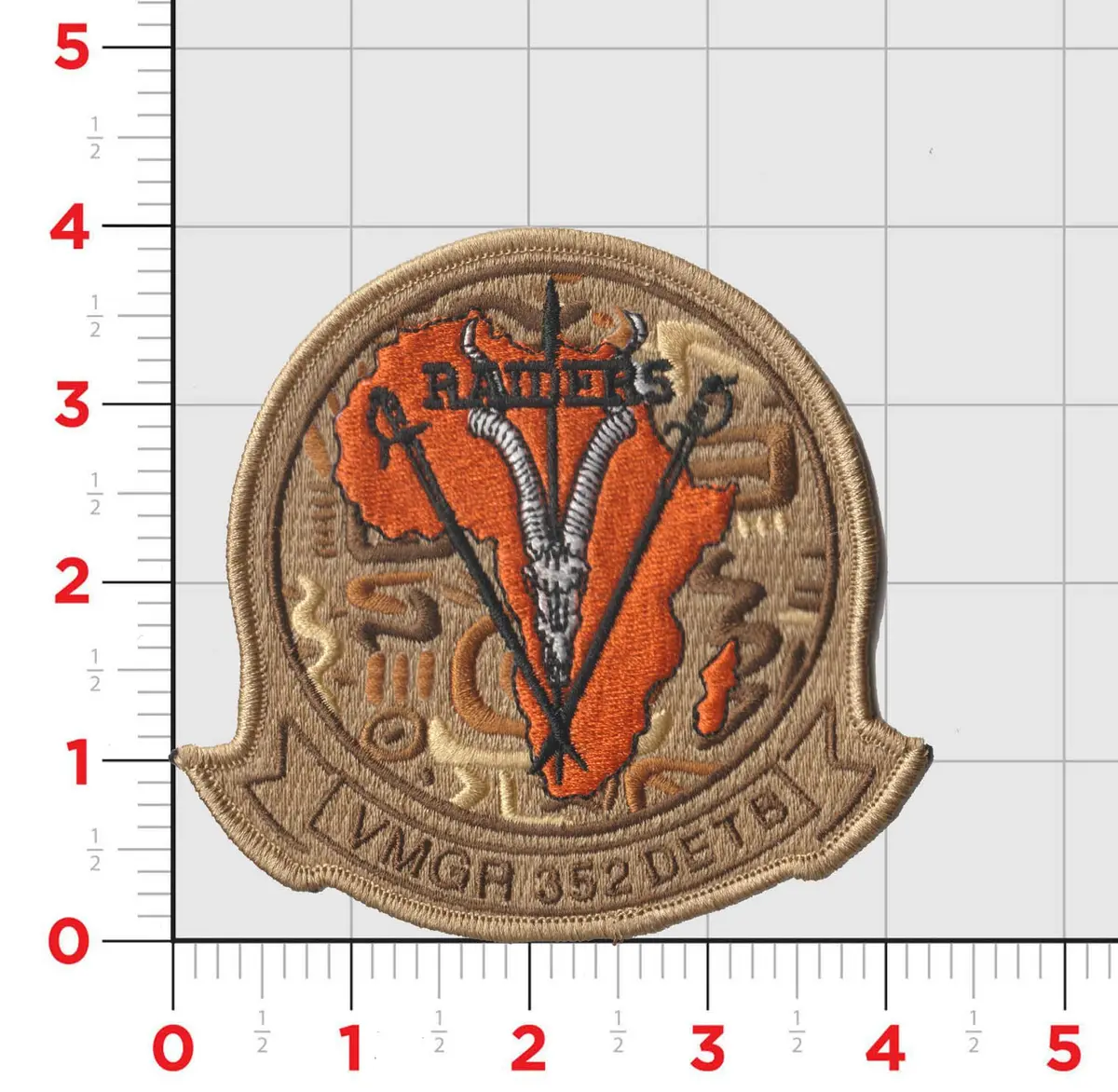 Official Vmgr-352 Raiders Det B Patches 1