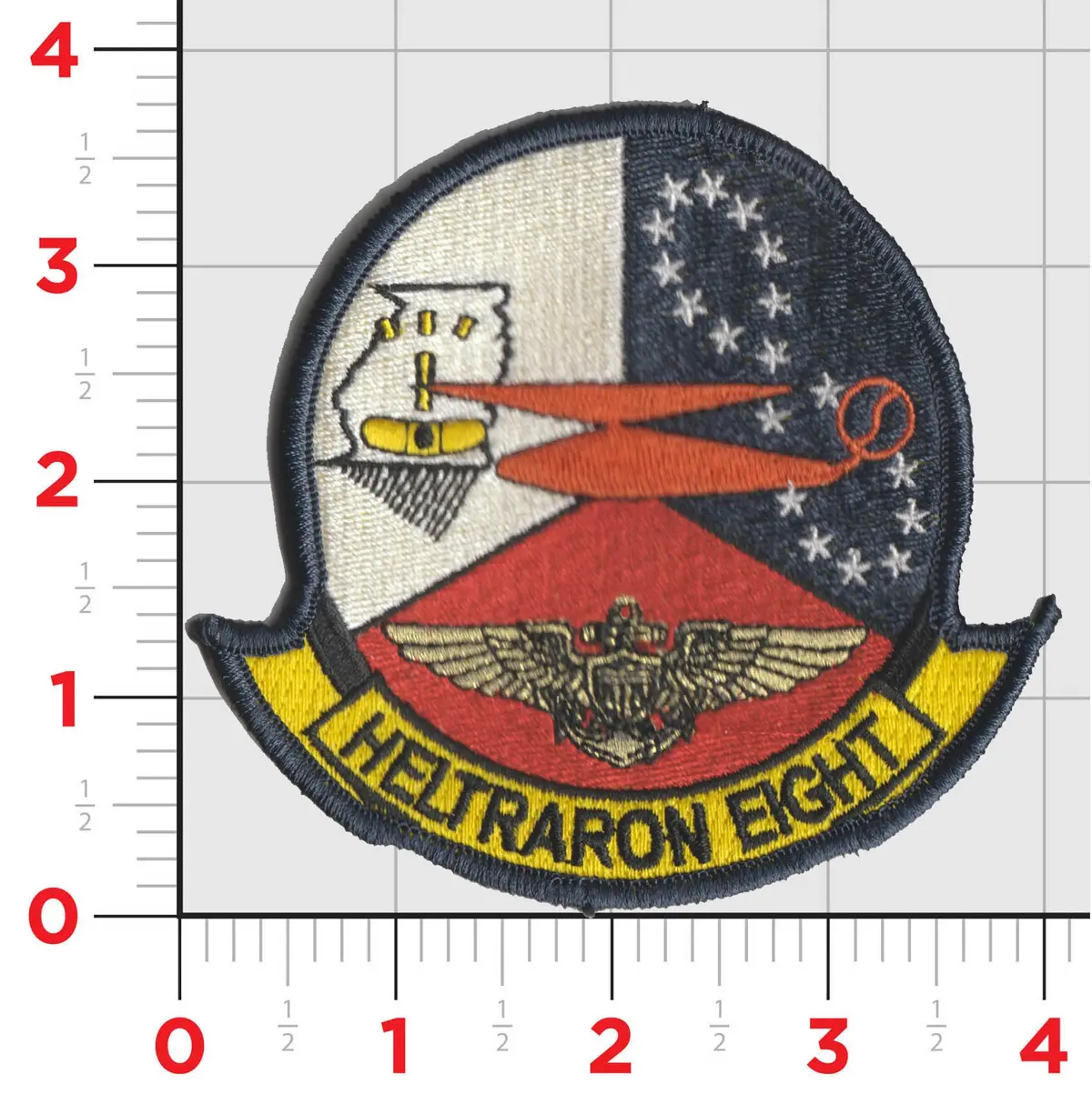 Officially Licensed Ht-8 Eightballers Squadron Patch 1