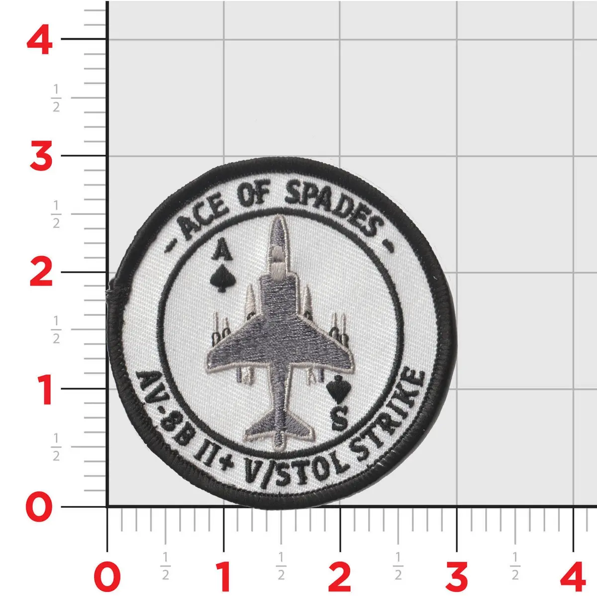 Official Vma-231 Ace Of Spades Shoulder Patches 1
