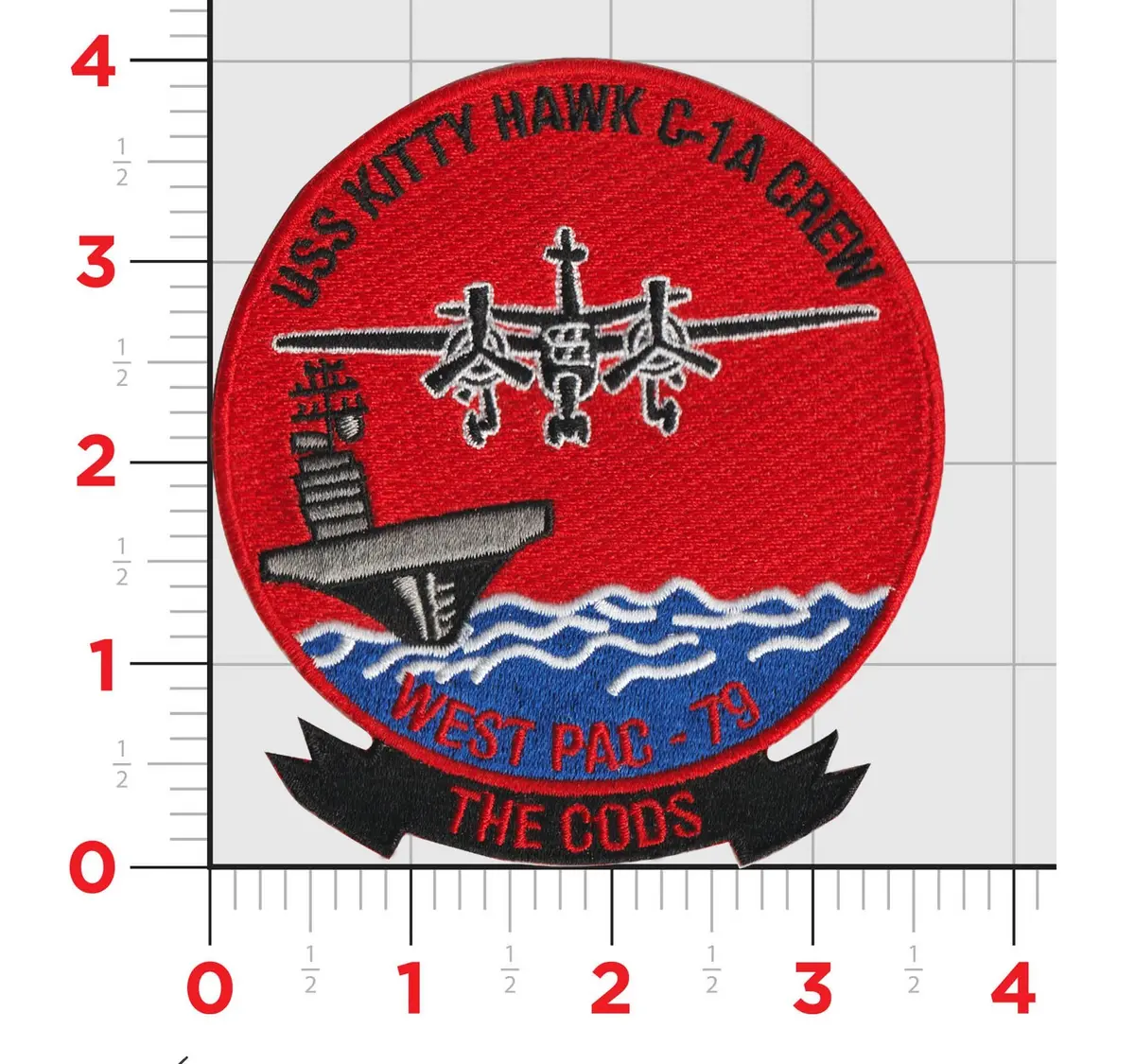 Uss Kitty Hawk 1979 Cod Patch 1