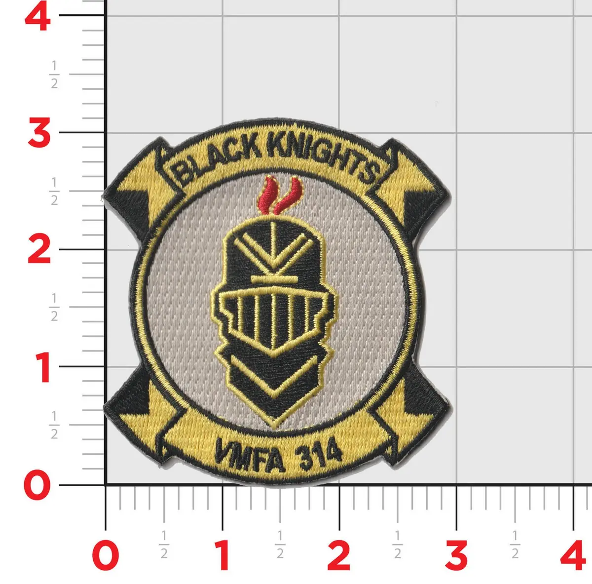 Officially Licensed Usmc Vmfa-314 Black Knights Command Patches 1