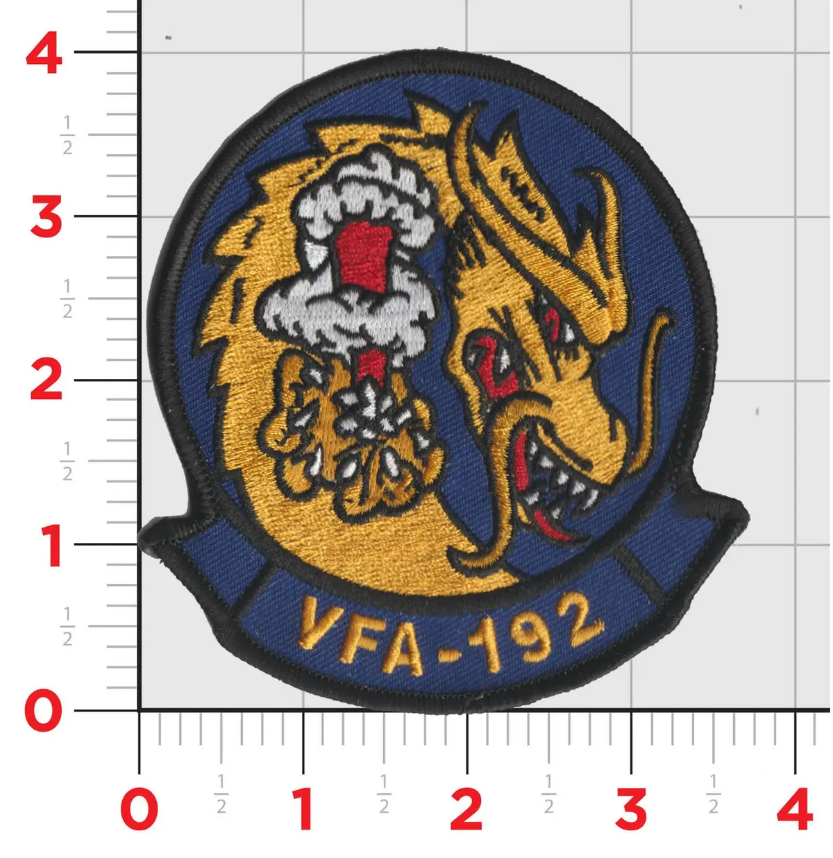 Officially Licensed Us Navy Vfa-192 Golden Dragons Squadron Patches 1