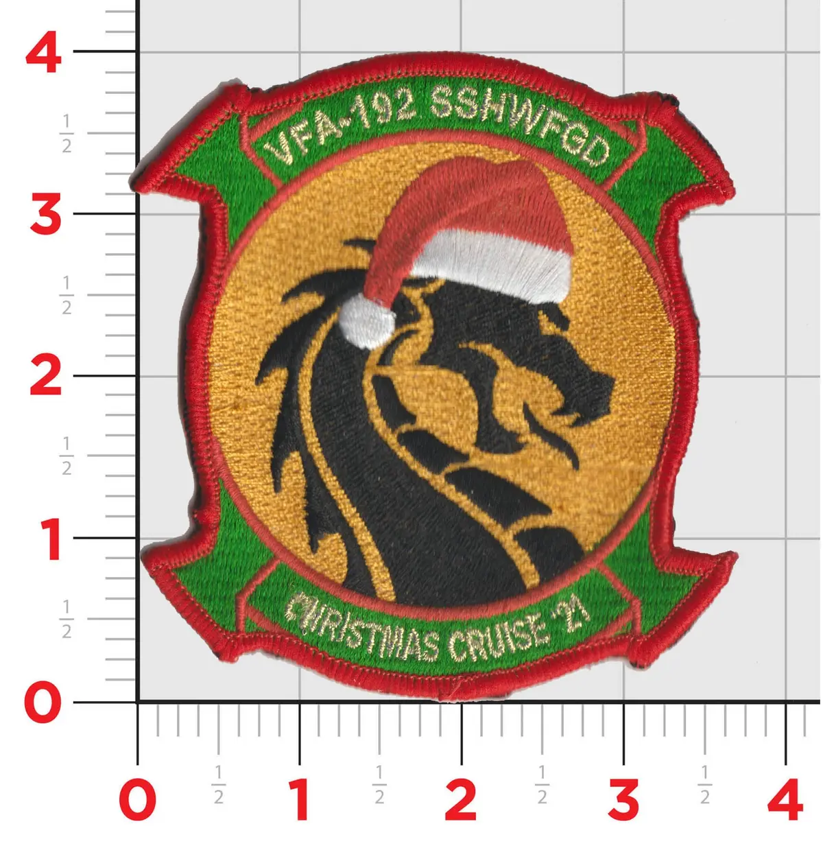 Official Vfa-192 Golden Dragons Christmas Patch 1