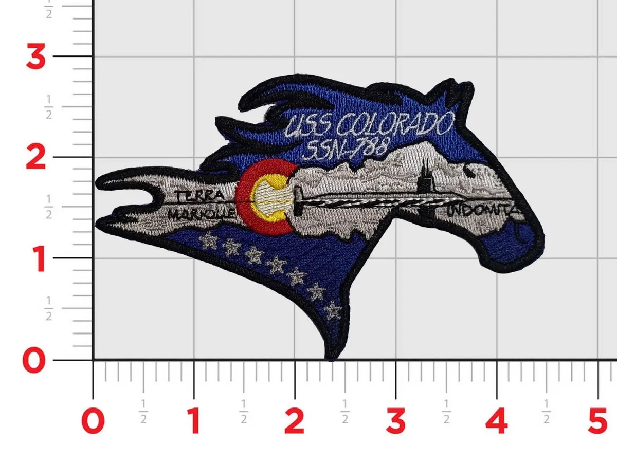 Officially Licensed Us Navy Uss Colorado Ssn-788 Patch 1