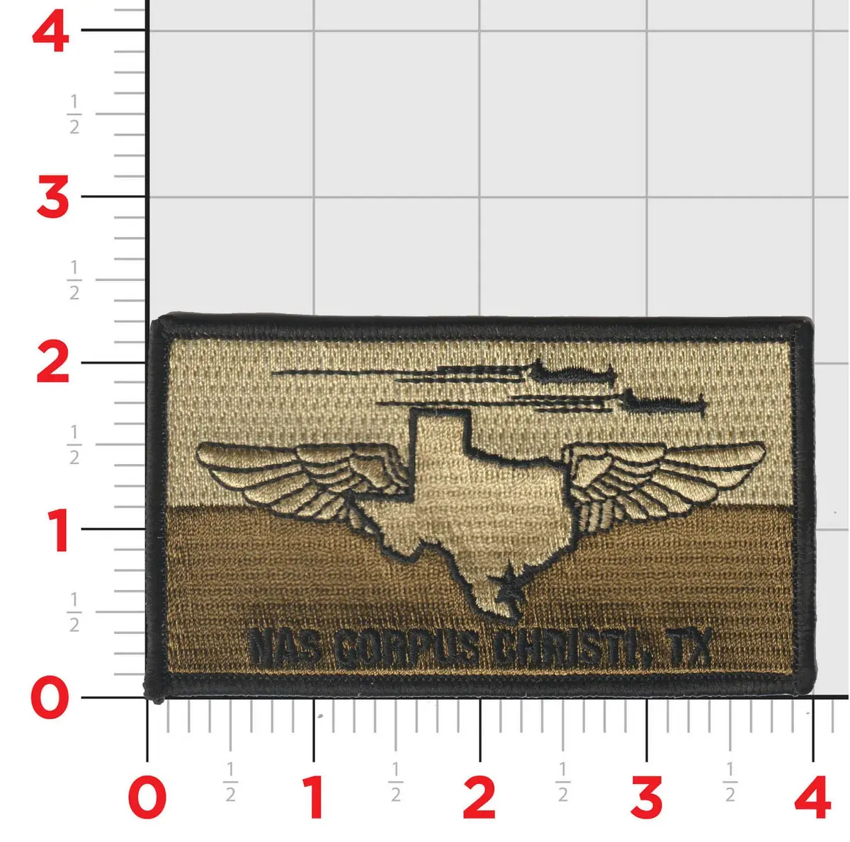 Officially Licensed Nas Corpus Christi Flag Patches 1