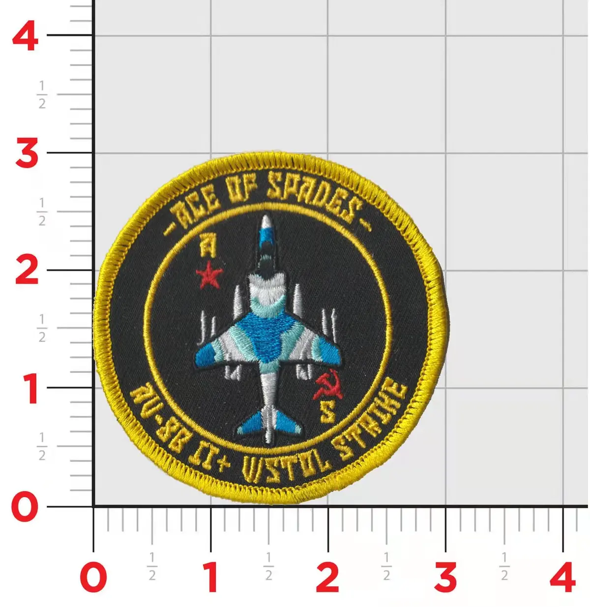 Official Vma-231 Ace Of Spades Russian Aggressor Shoulder Patches 1