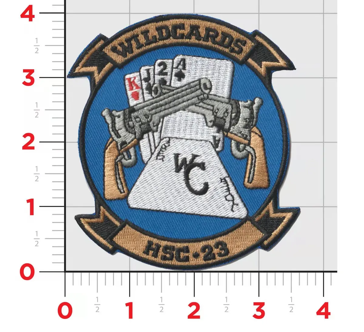 Officially Licensed Us Navy Hsc-23 Wildcards Squadron Patches 1