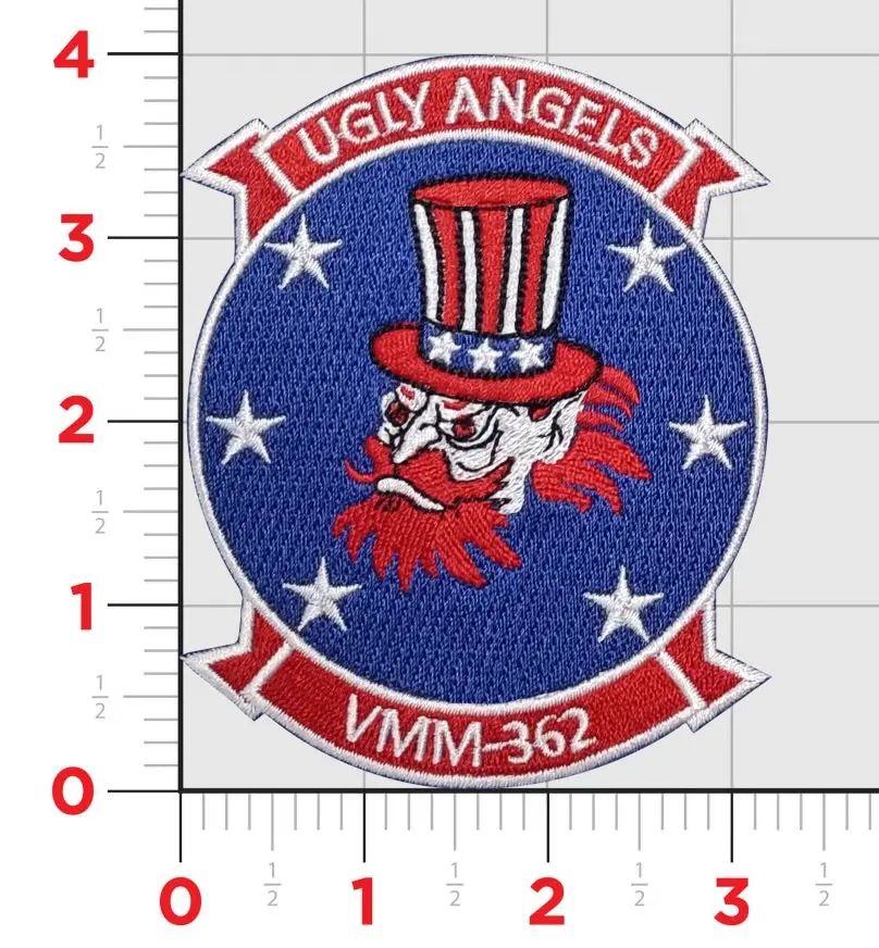 Official Vmm-362 Ugly Angels 4Th Of July Patch 1