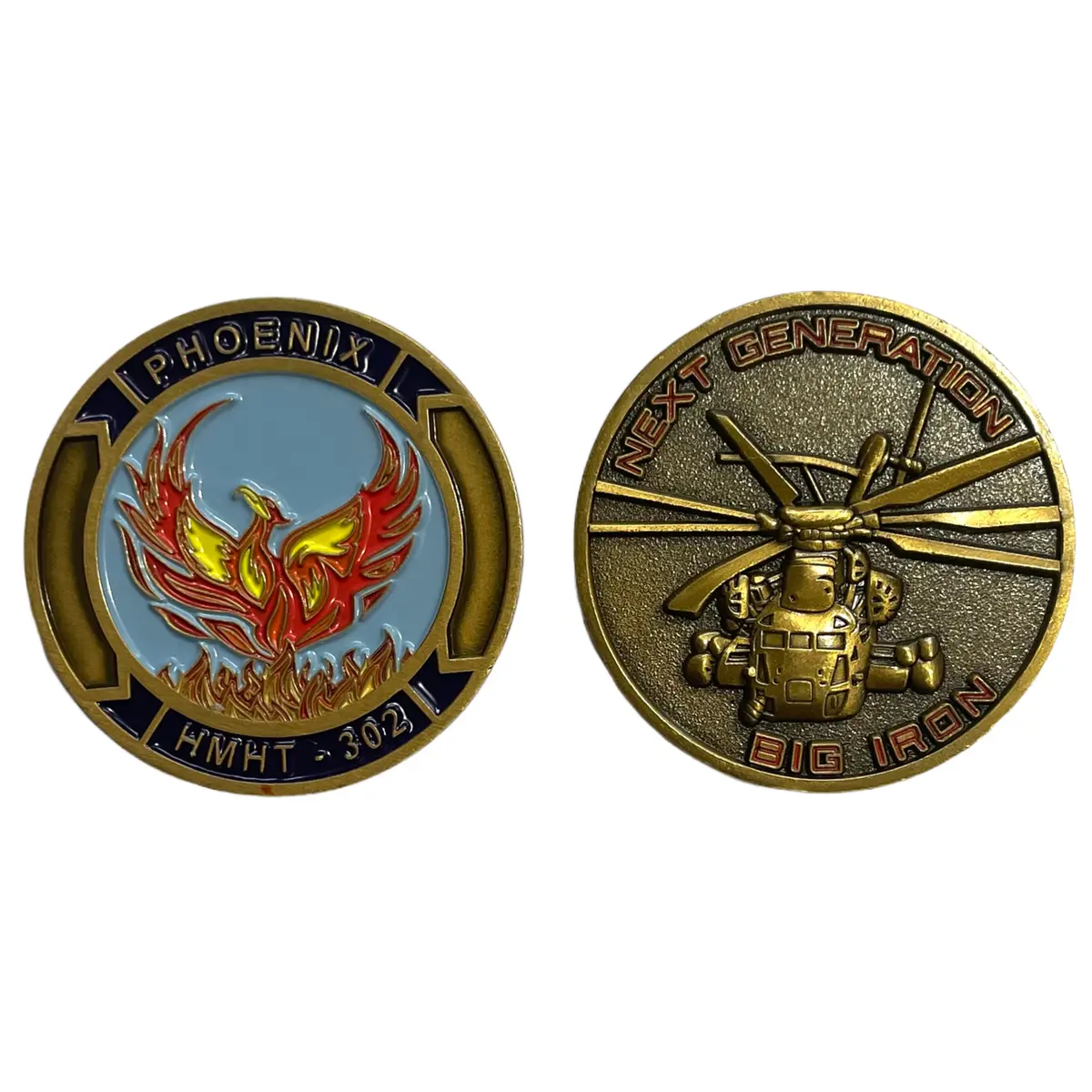 Officially Licensed Hmht-302 Phoenix Squadron Coins 1