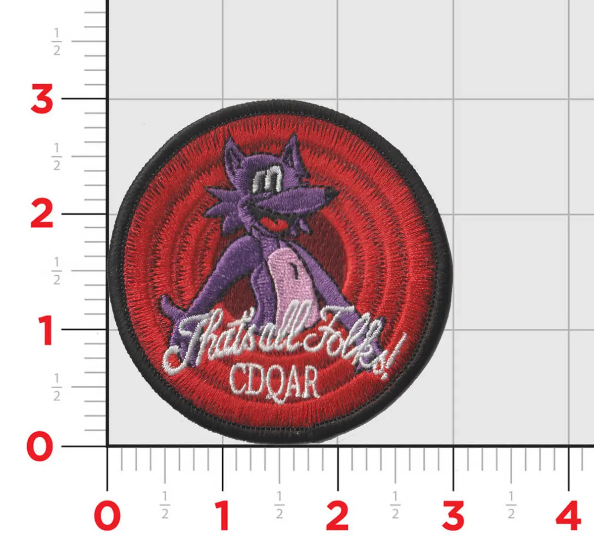 Official Vmm-364 Purple Foxes Qual Shoulder Patches 2