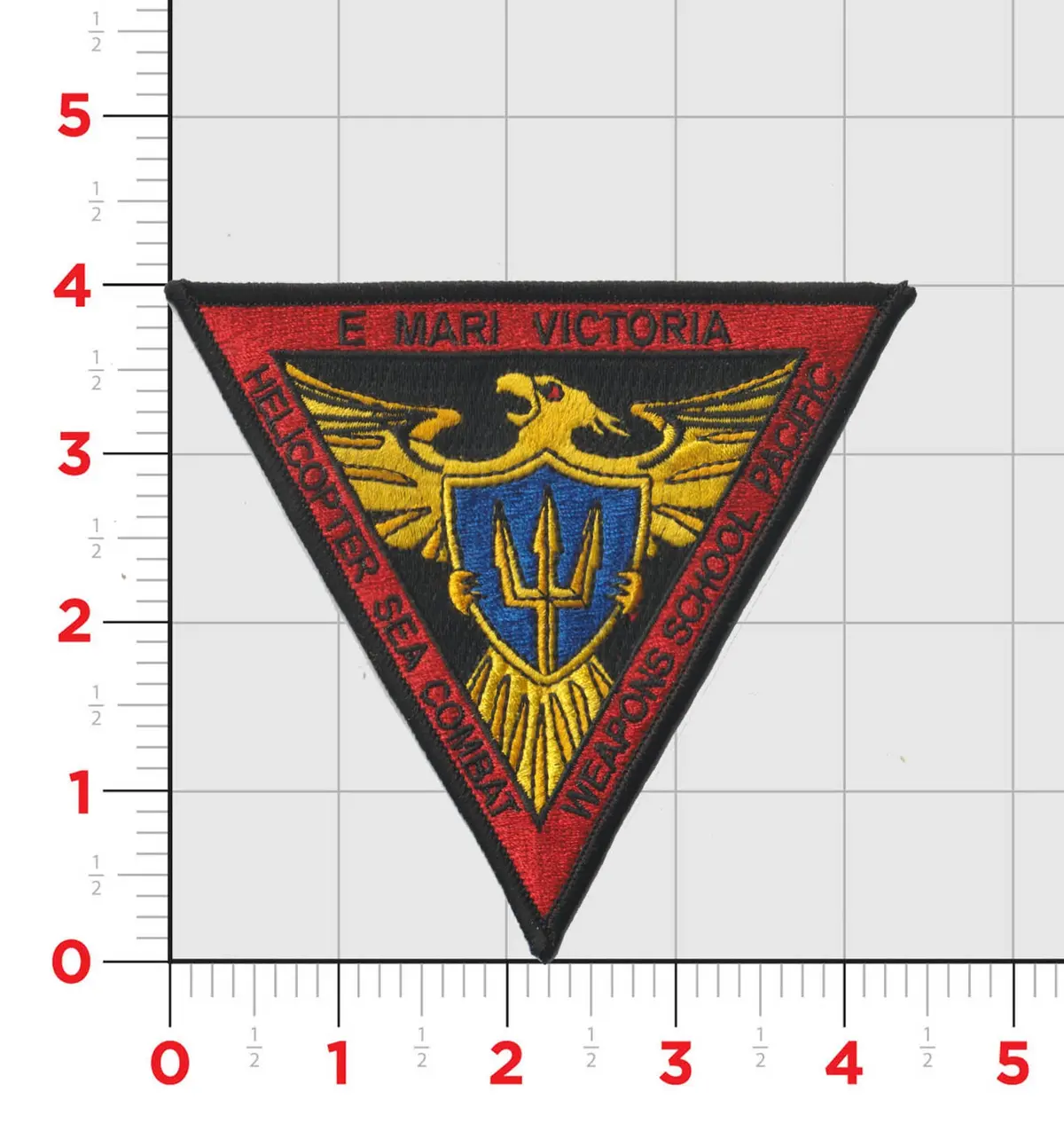 Officially Licensed Us Navy Helicopter Sea Combat Weapons School Pacific Hscwsp Patches 1