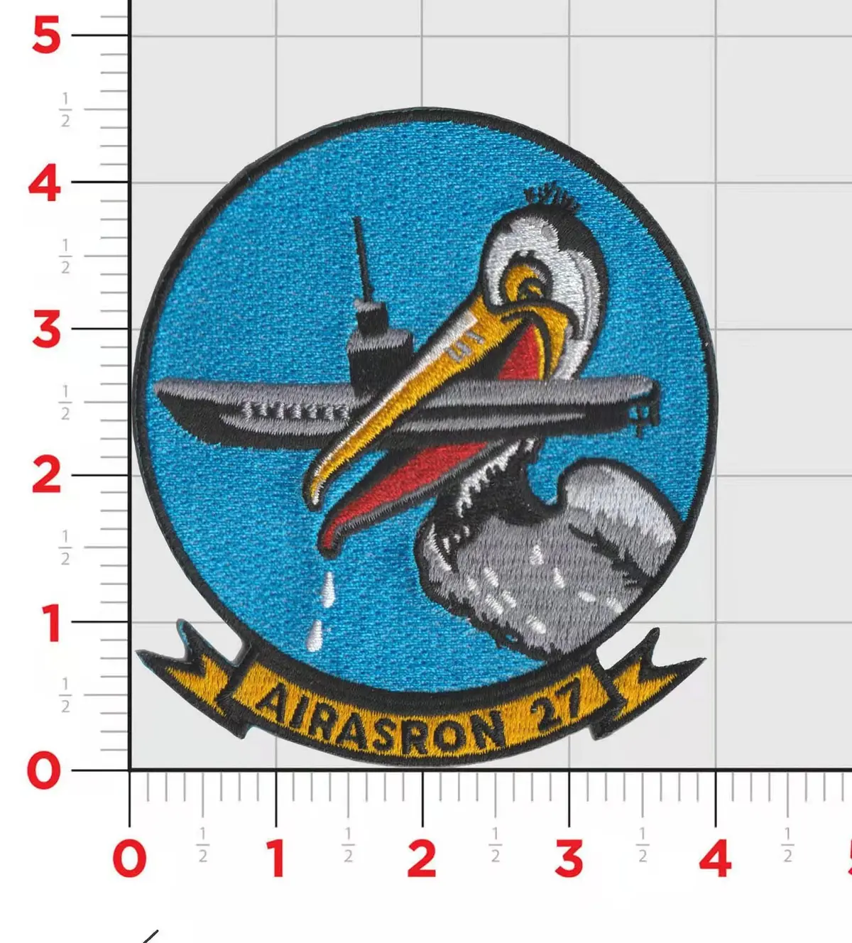 Officially Licensed Us Navy Vs-27 Pelicans Squadron Patch 1