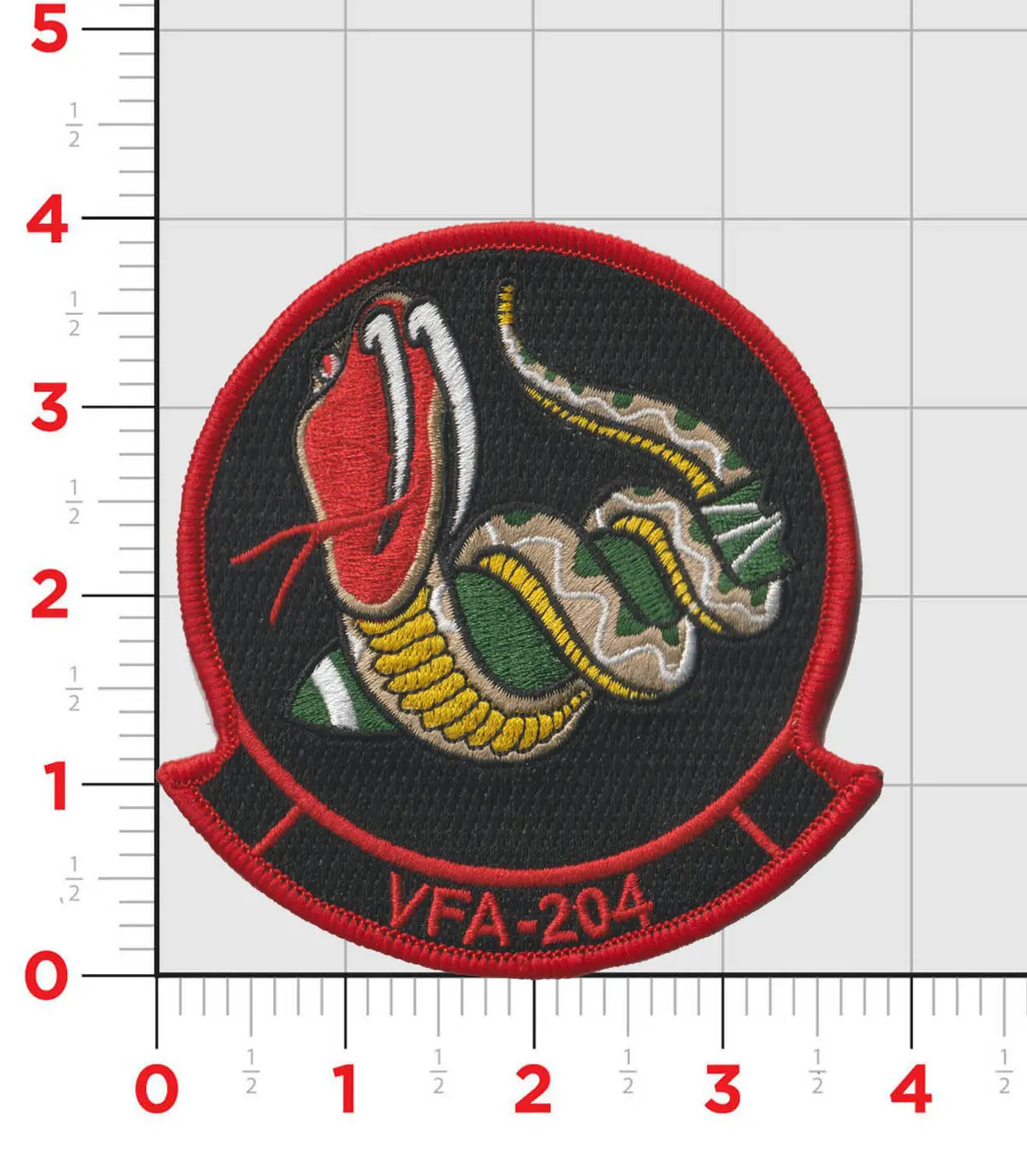 Officially Licensed Us Navy Vfa-204 River Rattlers Squadron Patch 1