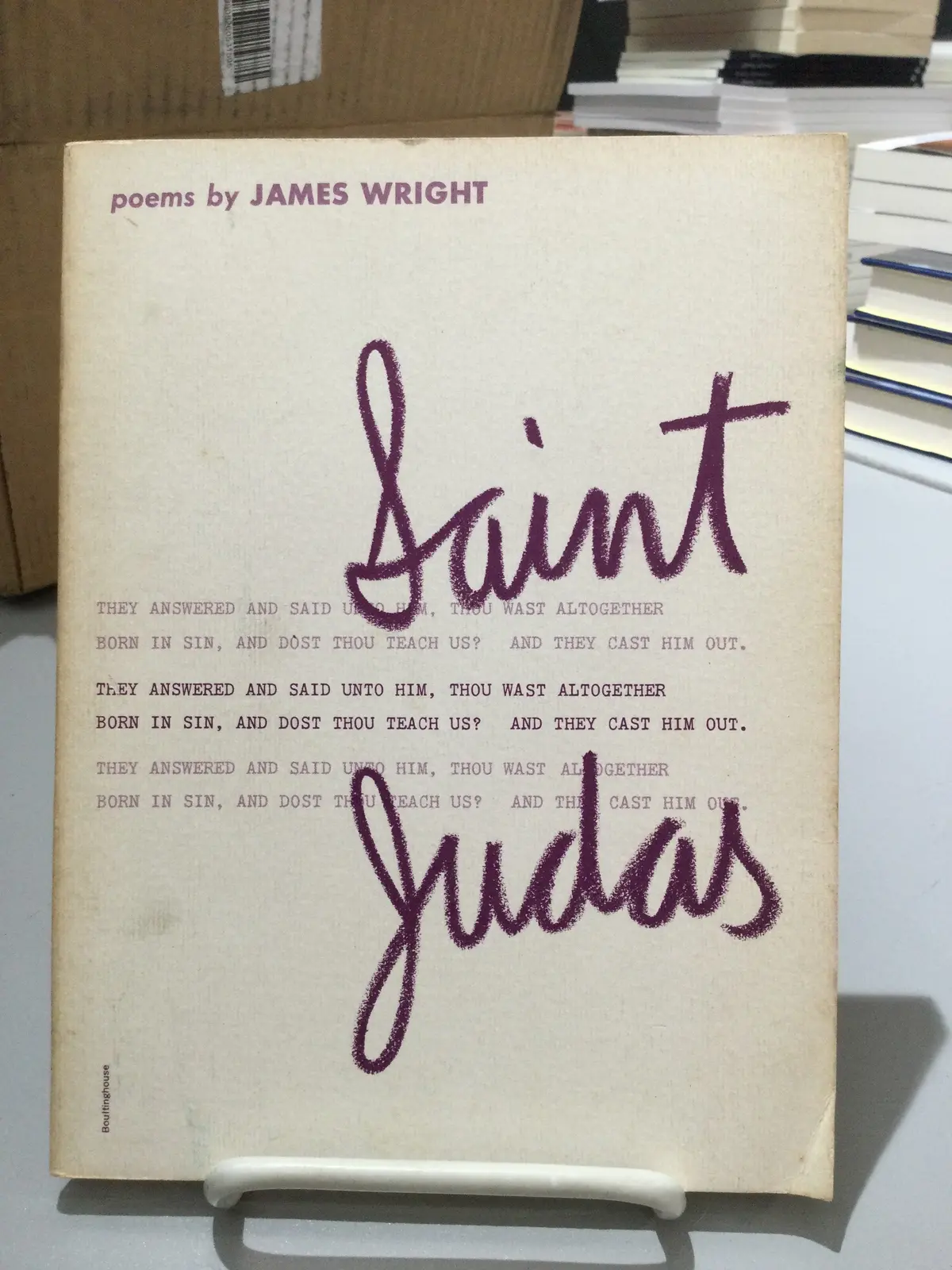 Wright, James: Saint Judas [Used Paperback] 1