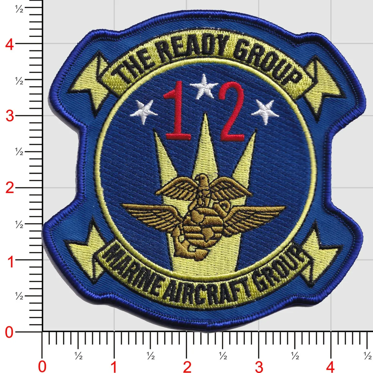 Officially Licensed Usmc Marine Aircraft Group Mag 12 Patch 1