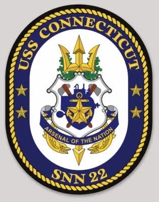 Officially Licensed Uss Connecticut Snn-22 Stickers 1