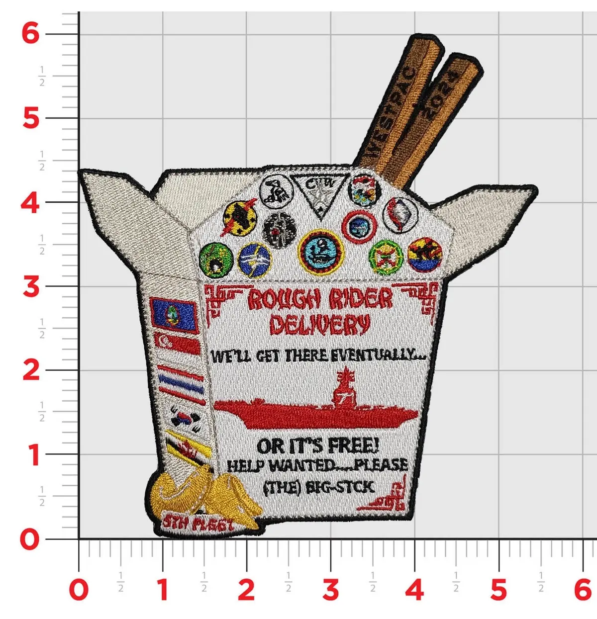 Official Vrc-40 Rough Rider Cruise Patch 1