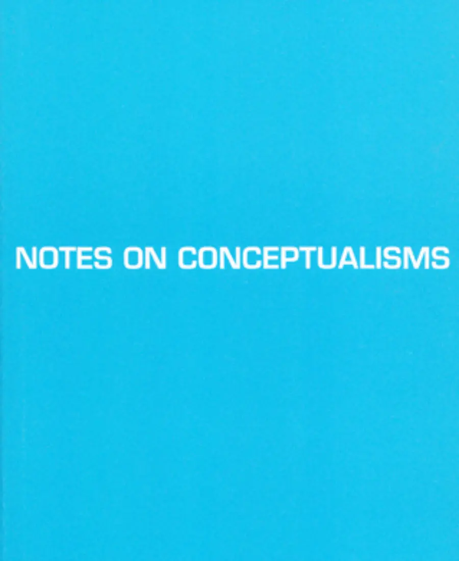 Fitterman, Robert: Notes On Conceptualisms 1