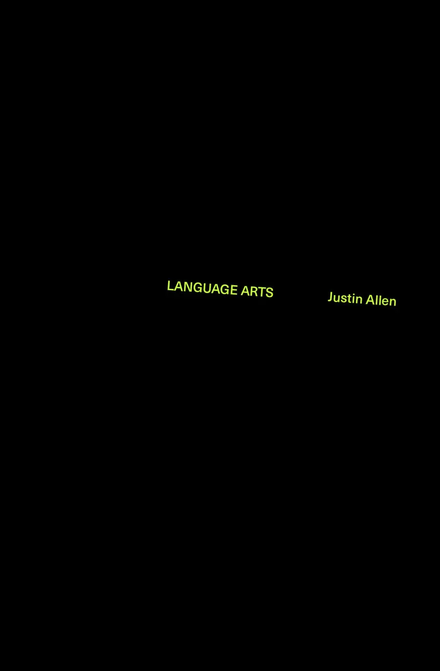 Allen, Justin: Language Arts 1