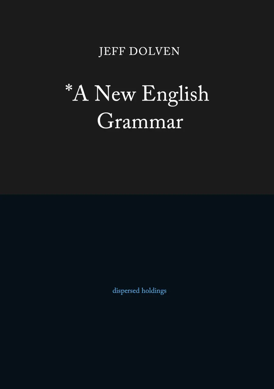 Dolven, Jeff: *A New English Grammar 1