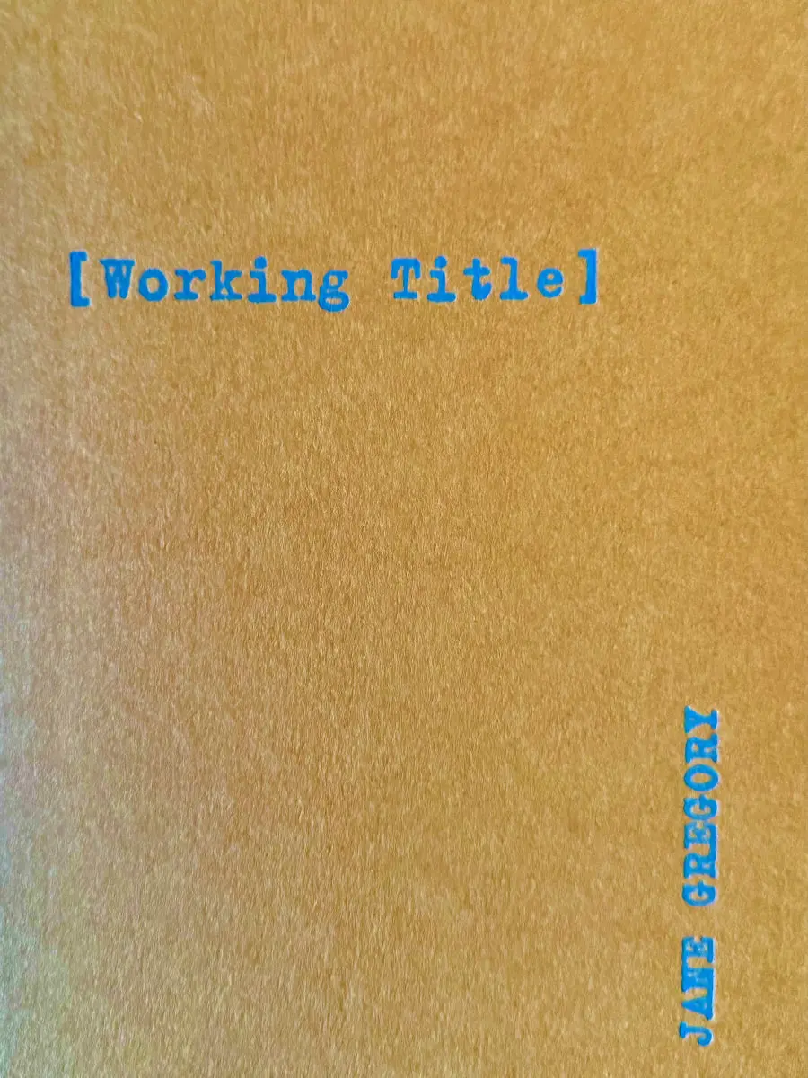 Gregory, Jane: [Working Title] 1