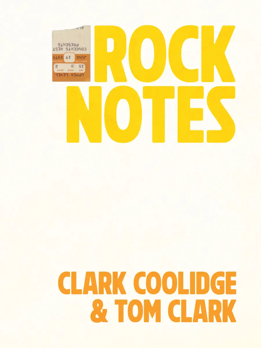 Coolidge, Clark & Clark, Tom: Rock Notes 1