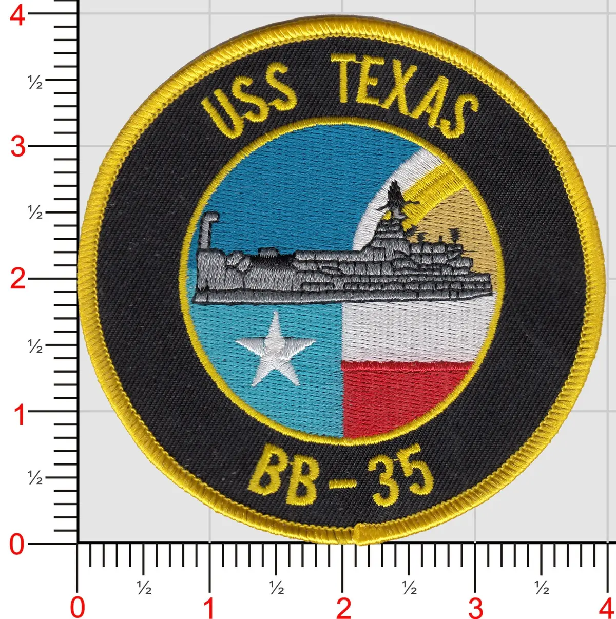 Uss Texas Bb-35 Patch 1