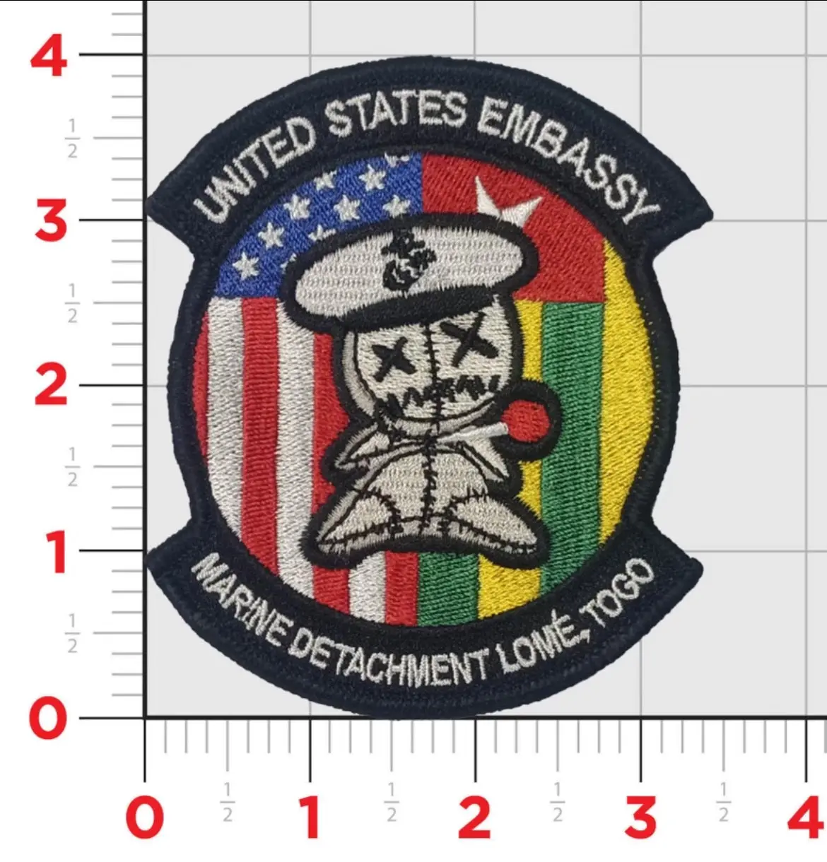 Official Us Embassy Marine Detachment Togo Patch 1