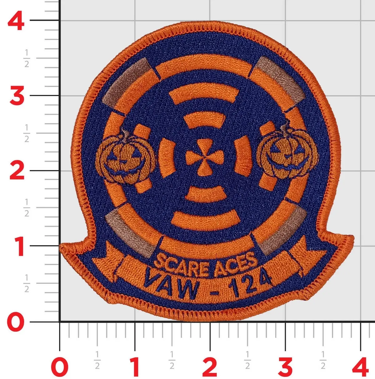 Official Vaw-124 Bear Aces Halloween Patch 1