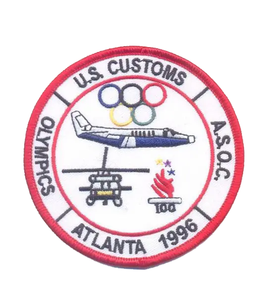 Legacy Us Customs 1996 Atlanta Olympics Us Customs Naso Patch 1