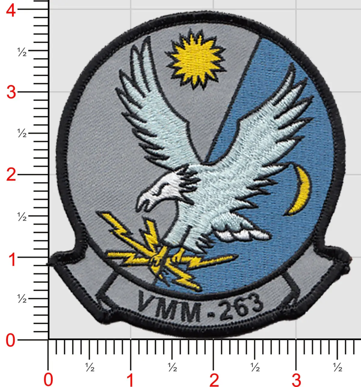 Officially Licensed Usmc Vmm-263 Thunder Chicken Throwback Patch 1