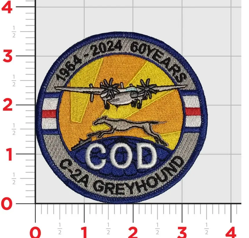 Official C-2A Greyhound Cod Shoulder Patch 1