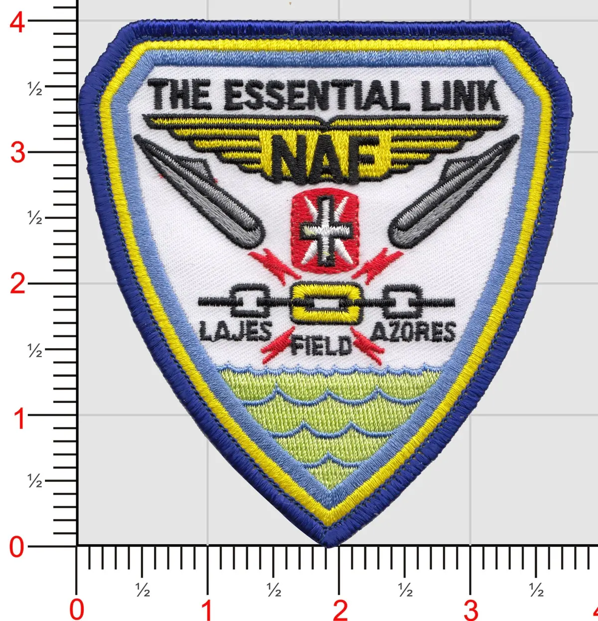Officially Licensed Us Navy Naf Lajes Patch 1