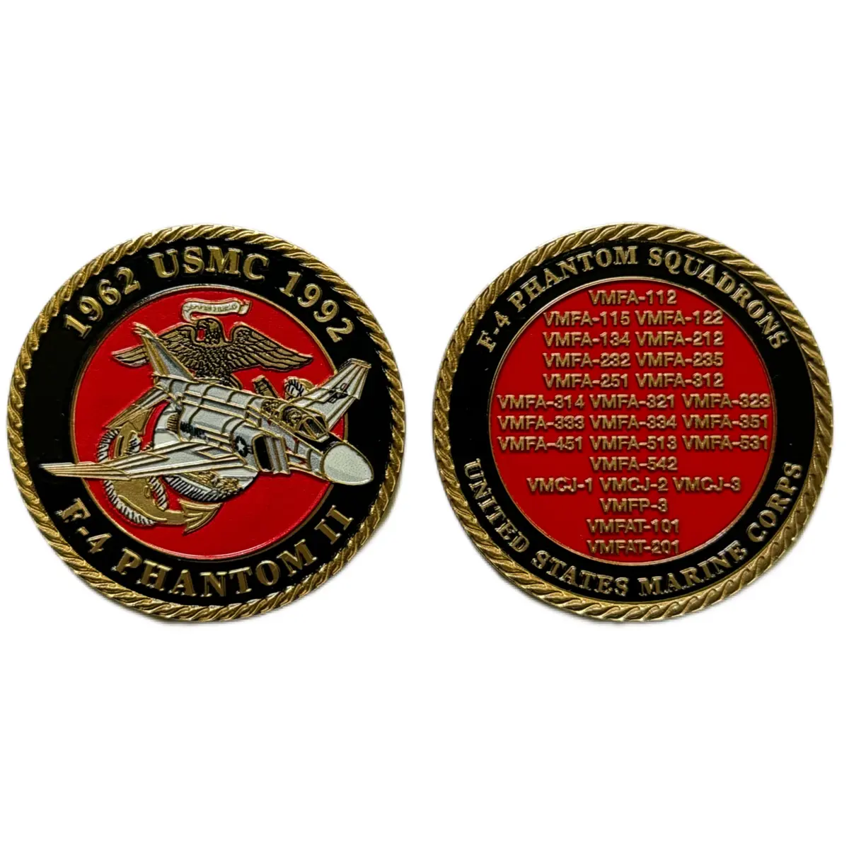 Officially Licensed Usmc F-4 Phantom Coin 1