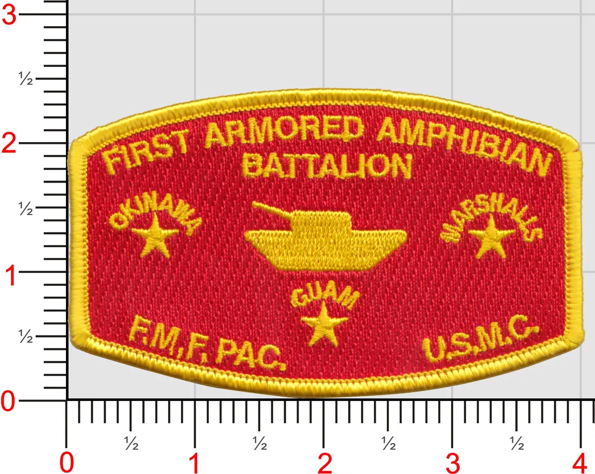 1St Armored Amphibian Wwii Patch 1
