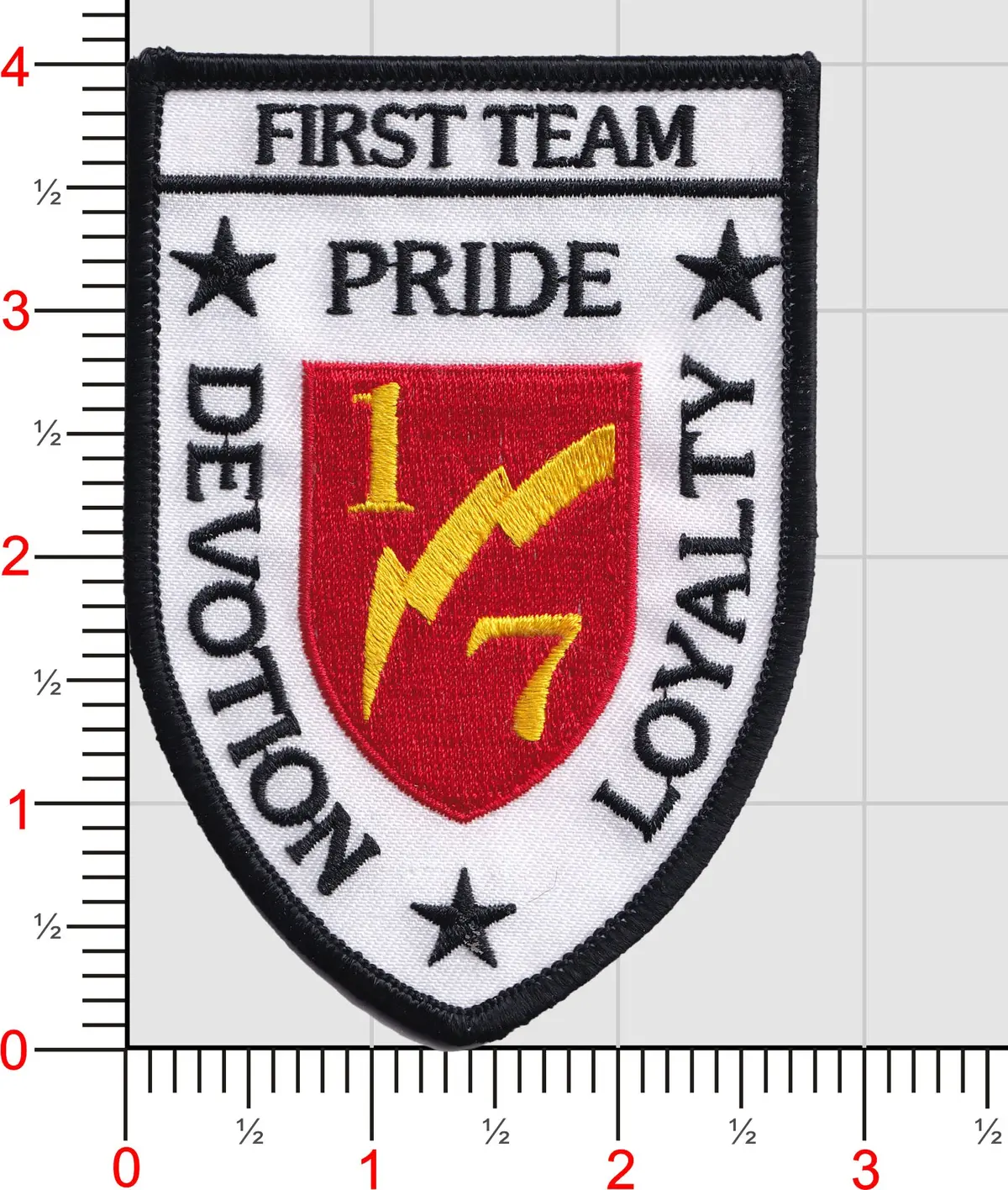 Officially Licensed Usmc 1St Bn 7Th Marines Patch 1
