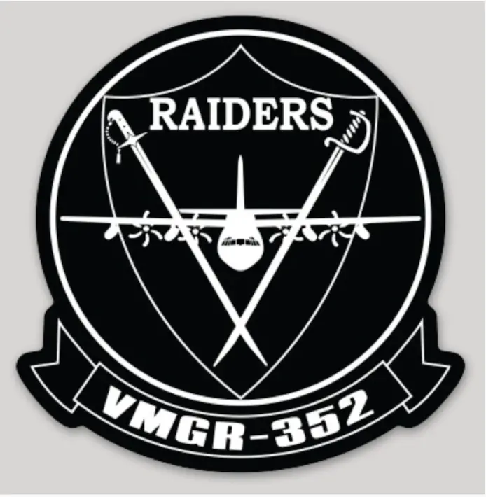 Officially Licensed Usmc Vmgr-352 Raiders 2021 Sticker 1