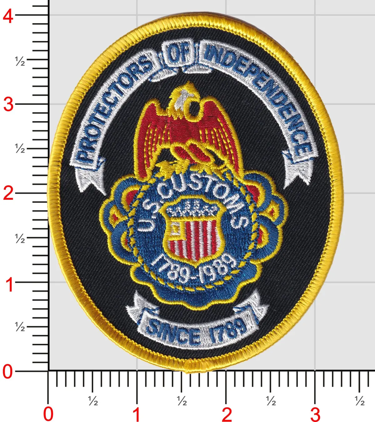 Legacy Us Customs 200Th Anniversary Patch 1