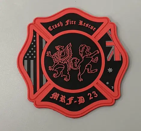 Official Mwss-174 Crash Fire Rescue Mef-D Australia Det Pvc Patch 1
